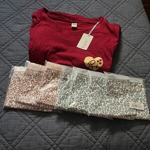 7 pairs of Bare woman’s briefs size medium + Lg sleep shirt All new in packages